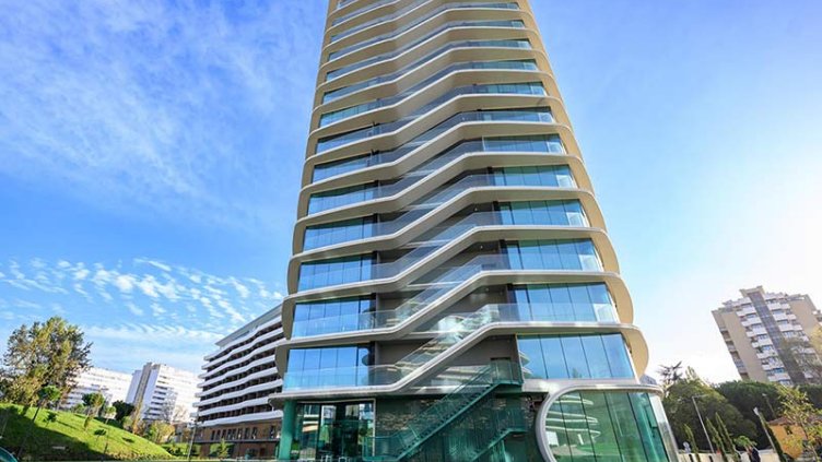 View of tower building