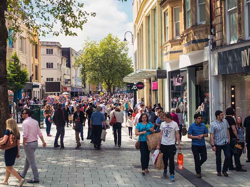 People walking on the street
