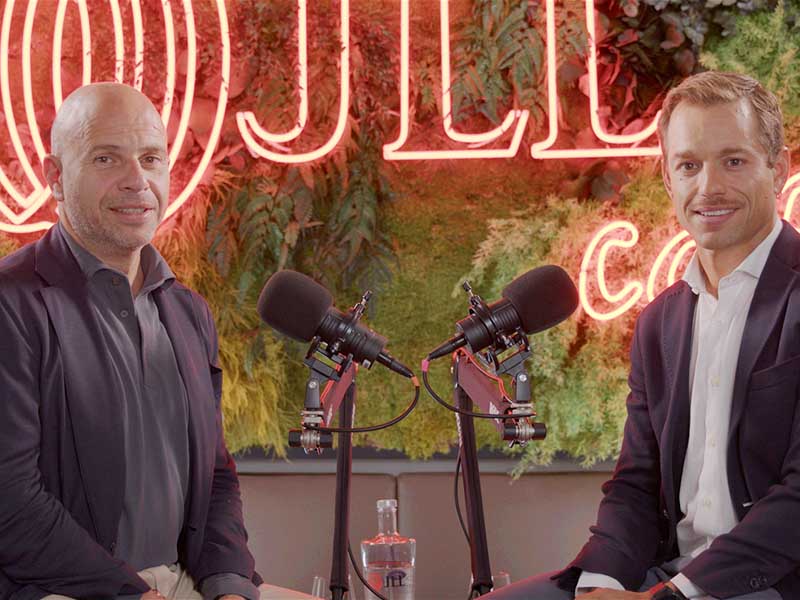 Two Persons Speaking on Mic