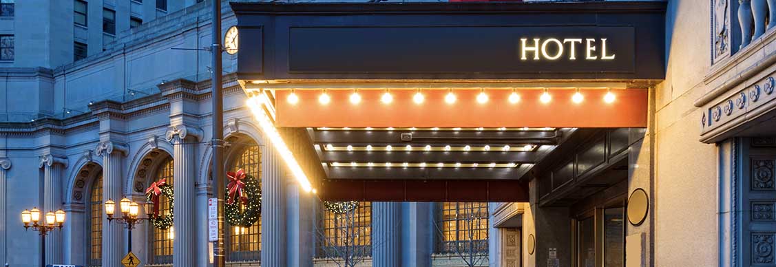 Hotel entrance