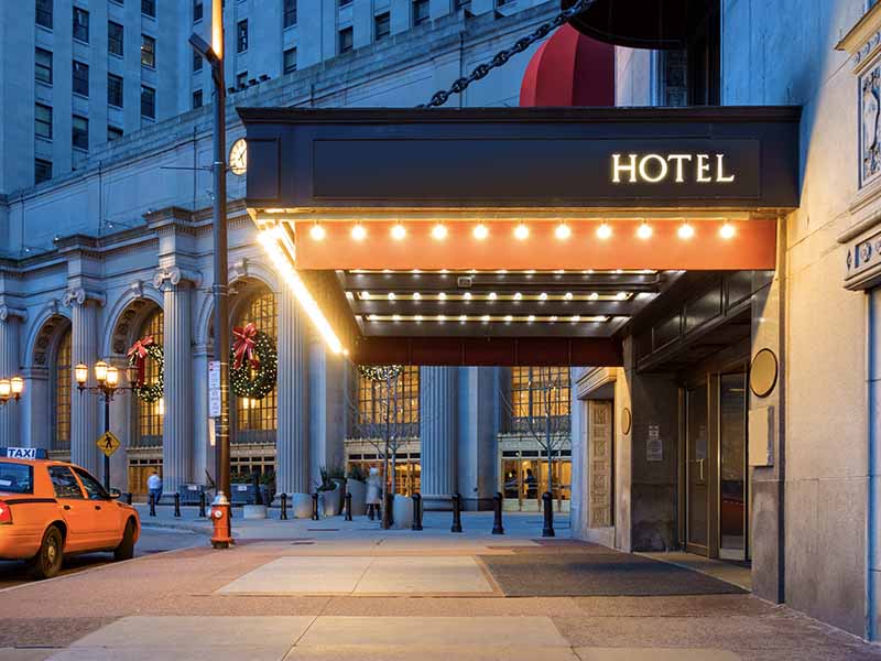 Hotel entrance