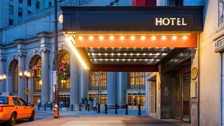 Hotel entrance